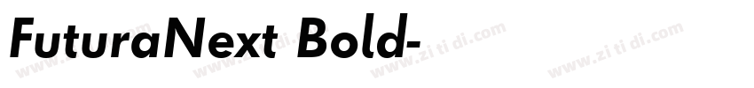 FuturaNext Bold字体转换